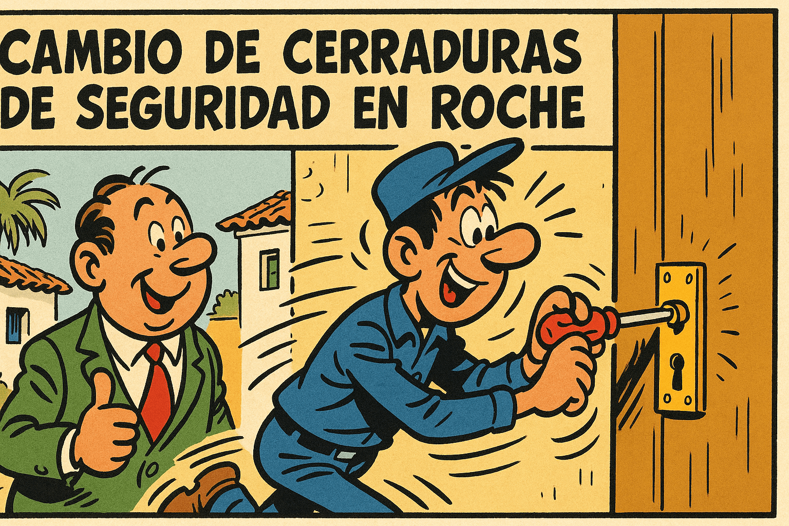 Cambio de cerraduras de seguridad en Roche - Cerrajero Roche en Roche
